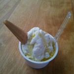 ラ・ポルタ - オリーブオイルのジェラート、超美味しかった！