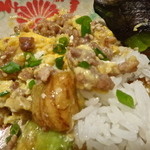 ハノイ・カフェ - 別に頂いたご飯に少しづつ絡めて頂きます