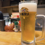 炭火焼鳥 コボ - 生ビール 600円