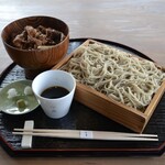 日野 守貞 - 料理写真:【ランチ】近江牛丼・せいろ蕎麦