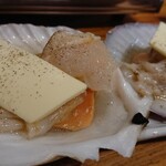 カウンター焼肉かるび - ホタテバター醤油