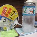 Shina Soba Ogura - お水は凍ったペットボトルを使用（笑）