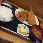 お食事処水仙 - アジフライ定食　９００円