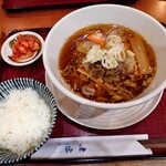 老家 - 牛テールスープラーメン（醤油）