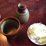 三たてそば 長畑庵 - 蕎麦ツユと薬味