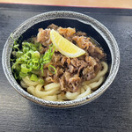 本格手打うどん はゆか - 肉ぶっかけうどん小　温　600円