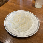 洋食香味亭 - ライス中盛り