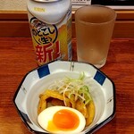 俺の中華たなか家 - 先着で「のどごし生」＆「サービスおつまみ」着卓＼(^o^)／　グラスものどごし生も冷え❄冷え❄(^o^)v