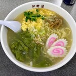 伊勢屋 - 王様の塩ワンタン麺720円