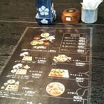 寿し芳 - メニュー。