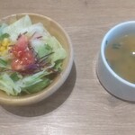 LOTO BLU　Italiana TOKYO - ミニサラダ&スープ