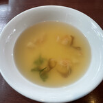 メヒコ つくばフラミンゴ館 - カニと海藻のスープ