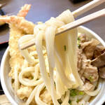手打ちうどん 大蔵 - まかないぶっかけ(1.5玉)麺リフト