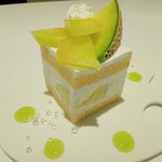 タカノフルーツパーラー - マスクメロンのショートケーキ