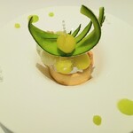 タカノフルーツパーラー - マスクメロンのプレートデザート