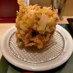 そば処 蕎香 - かき揚げ天