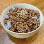 らーめん しののめ屋 - 肉そぼろご飯