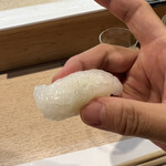 豊鮨 - アオリイカリフトアップ！