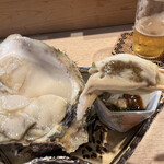 豊鮨 - 岩牡蠣。リフトアップ！