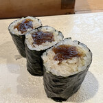 豊鮨 - 〆のかんぴょう巻。