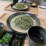 Maccha An Kenshin - 山菜の茶そば　冷