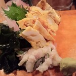 源寿司 - 玉子焼き＆酢の物