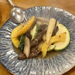 Chuuka Ryouri Shin'Yue - 和牛と旬菜のXO醬炒め2,500円