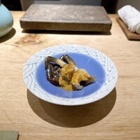 天ぷら成 - 函館産渡り蟹の自家製柚子胡椒＆八丁味噌のケジャン
                    