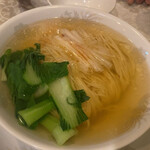 順徳 - ネギか青梗菜と麺を合わせて食べると最高です！