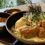 【平日ランチ】２０食限定　和牛の肉そば　～つけ麺～