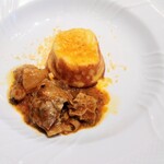 La Brianza - 極みとうもろこしのフランモルツェッロミモレットチーズ。この時期になると登場するお料理。今年もいただけて嬉しい♡甘みとミルキーさとチーズの香りとか。モルツェッロお久しぶりとても美味でした(^^)