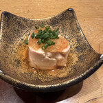 Gyosai Diya Tahei - 箸休め､アンコウのキモ､おろしポン酢。たへいが作ると違います。