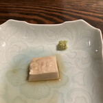 蕎家 佳 - 半分たべた胡麻豆腐？m(_ _)m