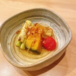 やきとり 鳥はし - 夏野菜の焼き浸し
