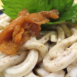 うどん 讃く - そびえ立つ大葉（笑