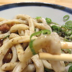 うどん 讃く - （◎0◎）太い～。