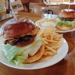 BBQ＆Burger BP - ベーコンエッグバーガー　ハンバーガー