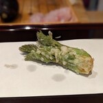天ぷら たけうち - 天然たらの芽