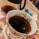 ふくことカフェ - 一口目はちょっぴりビターかと思ったけど、後口に残らない美味しいコーヒー(≧∀≦)！！