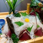 味の宿 花椿 - 料理写真:海の幸の船盛り