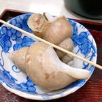 ゆたか食堂 - 山口・萩産白バイ貝煮