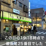 永福町 大勝軒 - 列の最後尾、25番目でした