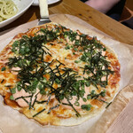 居酒屋 キッチン きぬ - めんたいピザ