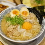 丸源ラーメン - 味玉肉そば (￥869)、チャーハン餃子セット (￥429)