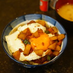 Youshoku Koharuken - 小春軒特製カツ丼 (しじみ汁付) (￥1,300)