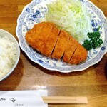 とんかつ ゆたか - ロースかつ定食