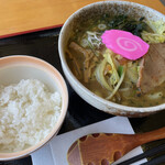 レストランこぶし - スパイシー味噌カレーラーメン ご飯付き