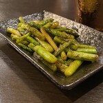 ルッカ - アスパラえびソース焼き