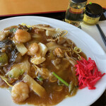 レストランこぶし - あんかけ焼きそば