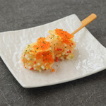 scallop butter skewers